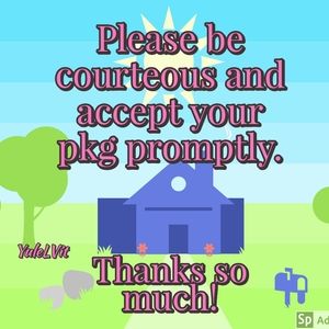 Pls accept your pkg promptly 💕